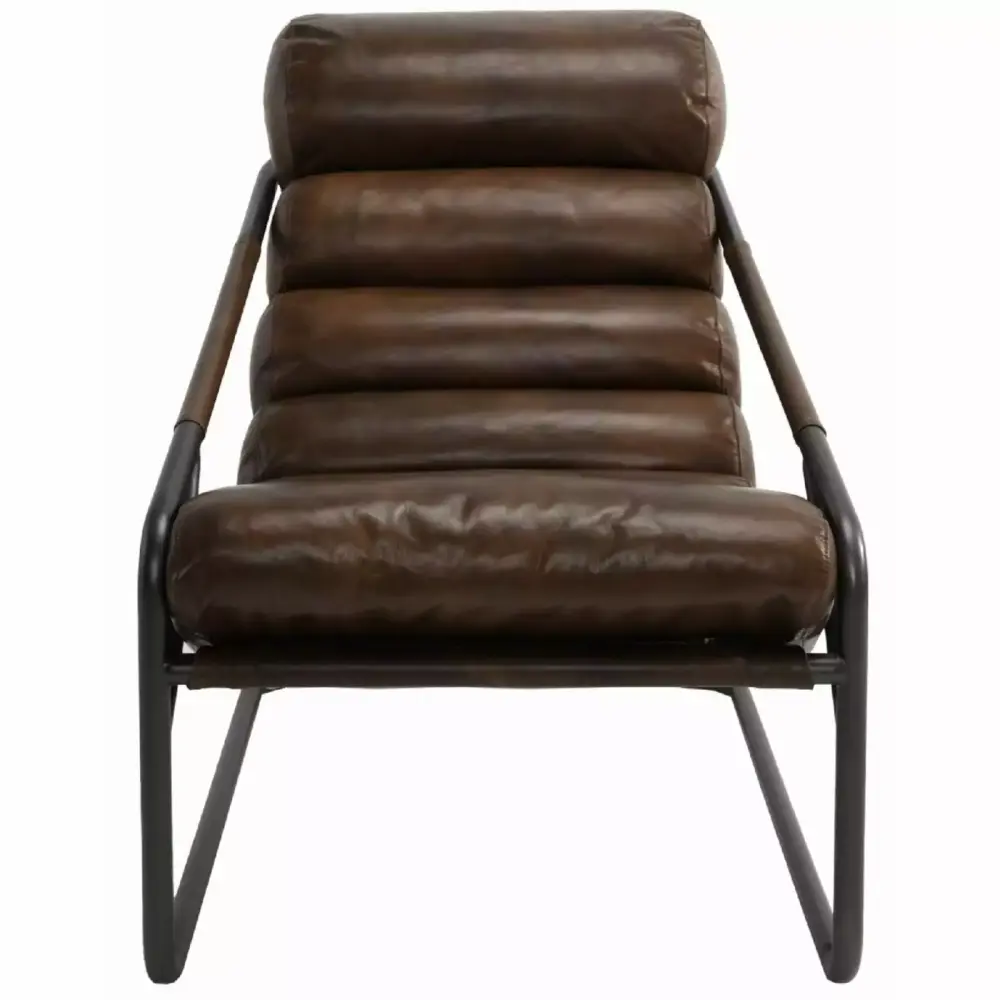 Kosas Home Jackson Leather Accent Chair