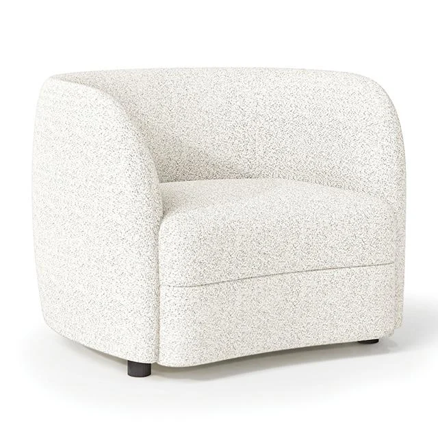 VERSOIX Off-White Elegant Accent Chair