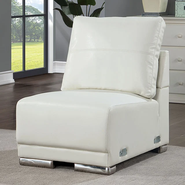 Althea Armless Chair Modern Accent Chair Living Room Seating