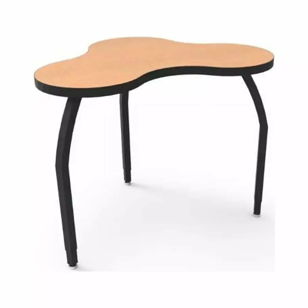 Wisconsin Bench ELO7806-ADJSS-94 Elo Manta Table with Fusion Maple Laminate & Adjustable Legs