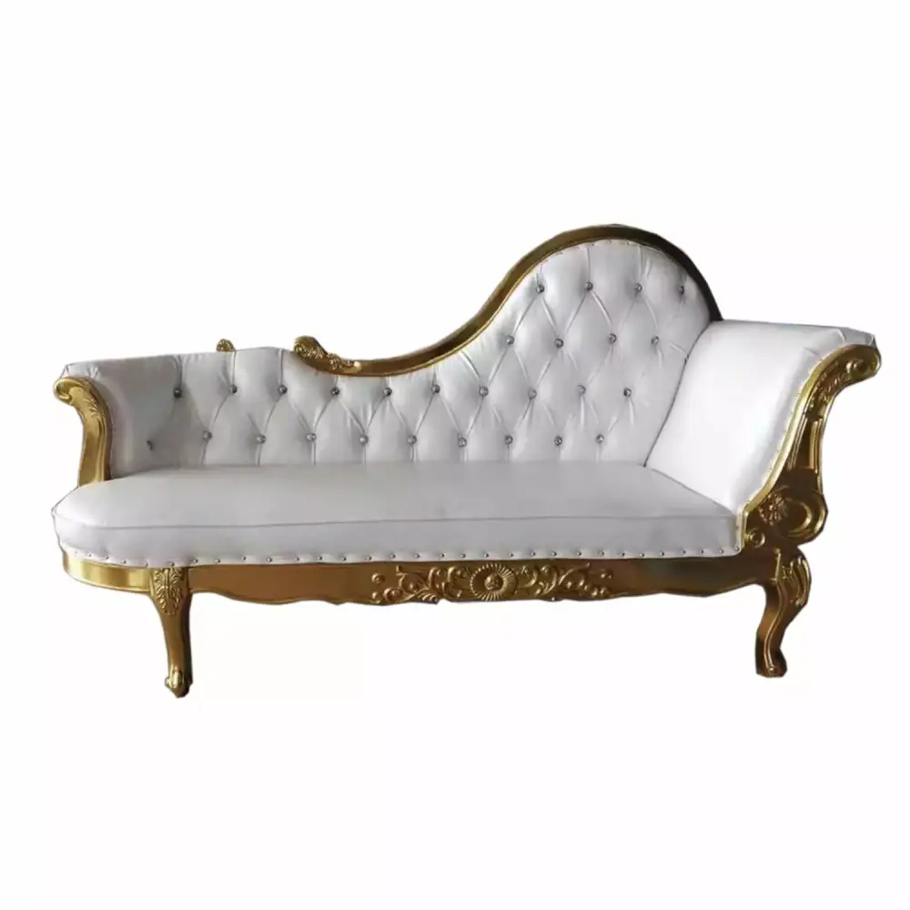 Homestock Antique Appeal INF-KW02 Chaise Lounge Right Classic Vintage Style