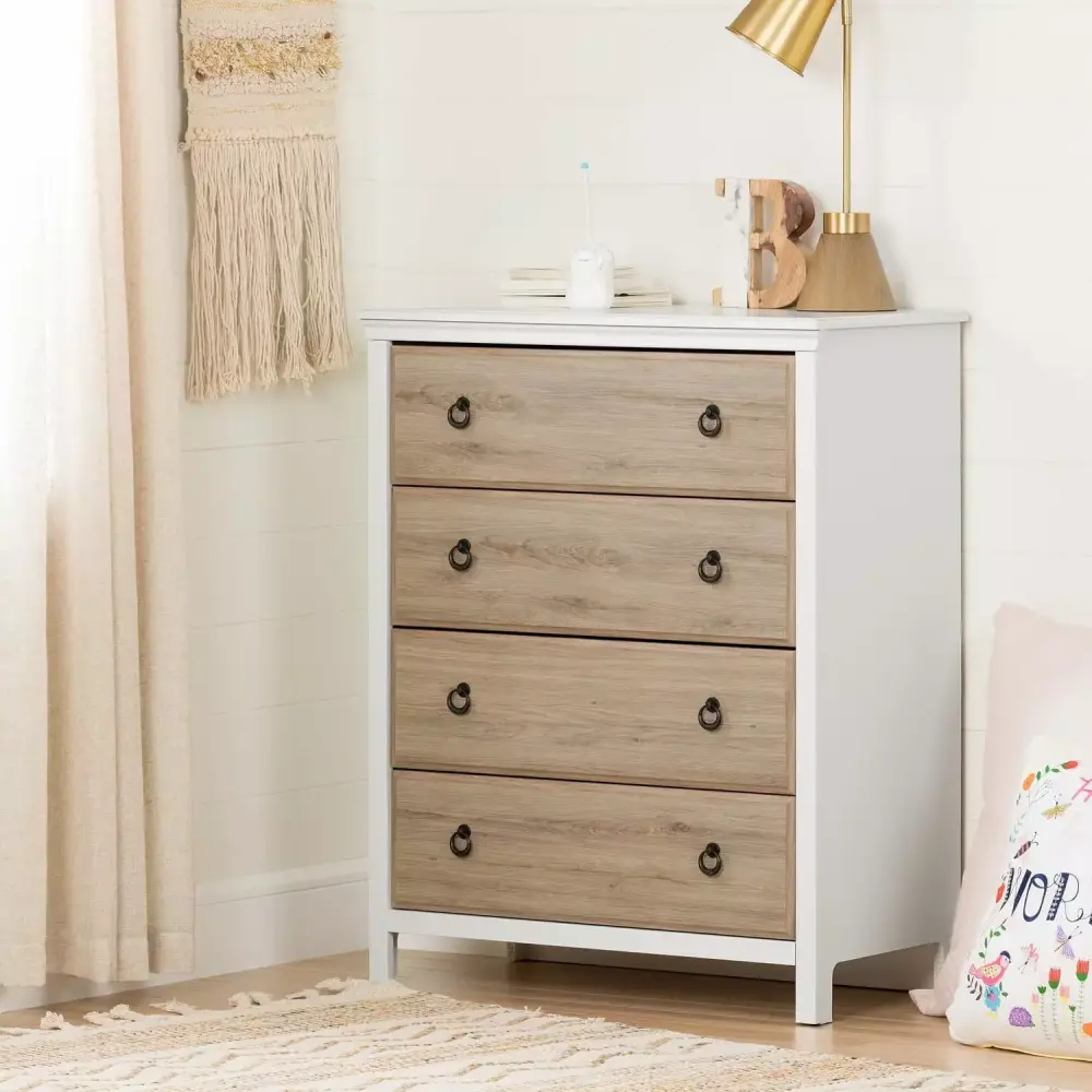 Maykoosh Antique Ambiance 4-Drawer Chest for Bedroom