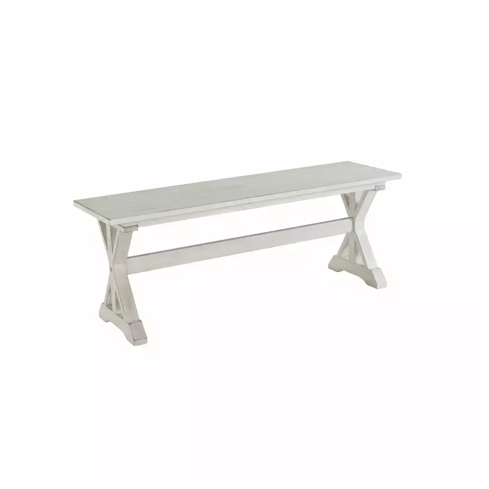Boraam Jamestown 18in Dining Height Backless Wood Dining Bench 48-inch Wide