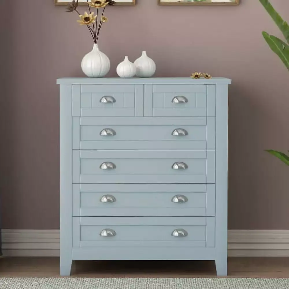 Solid Wood Bar Cabinet Dresser with Buffet Sideboard and Service Counter