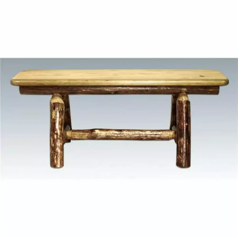 Glacier Country 45 Inch Plank Style Bench for Dining or Entryway