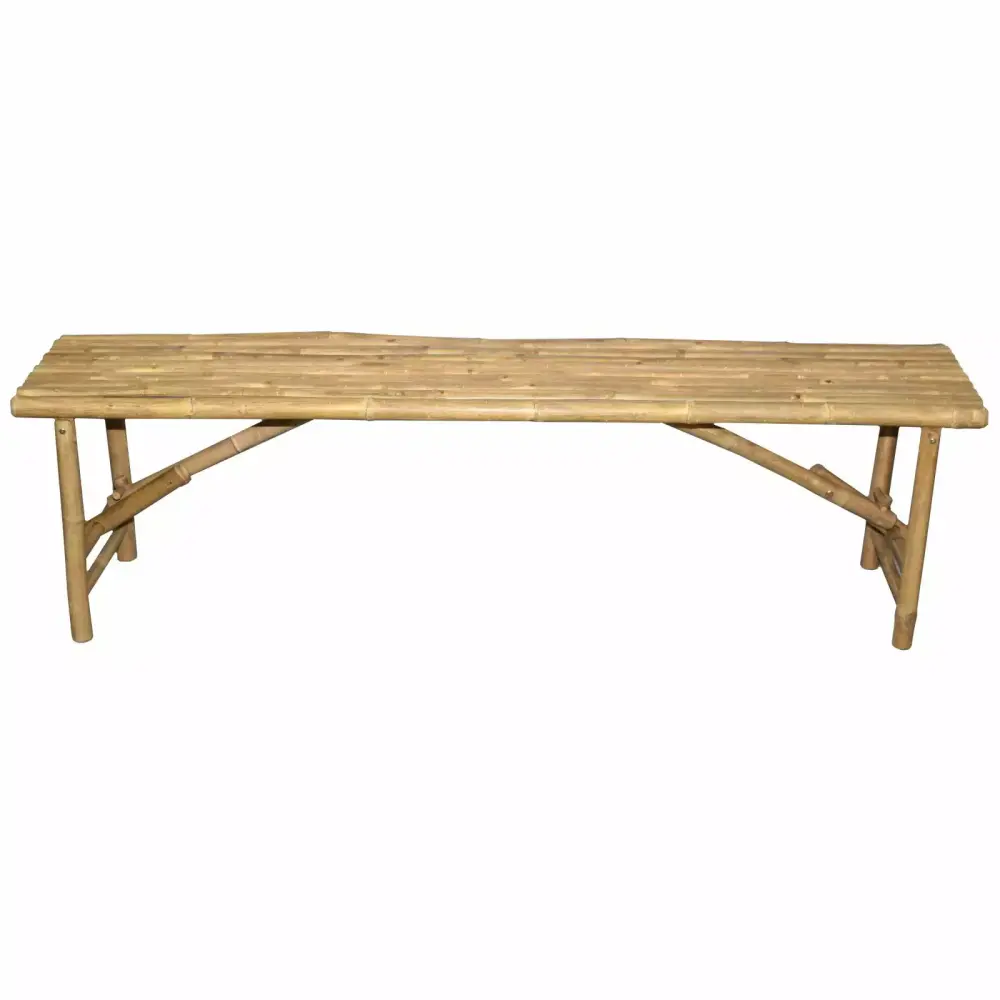Bamboo54 Long 63-in Folding Bamboo Bench