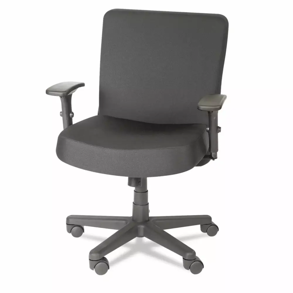 Alera ALECP210 XL Series Big Tall Mid-Back Task Chair Black Ergonomic Office Chair for Heavy People