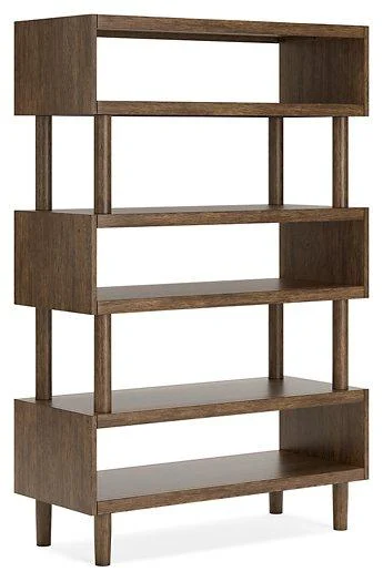 Austanny 62 Inch Bookcase - Tall Wooden Bookshelf with 5 Shelves