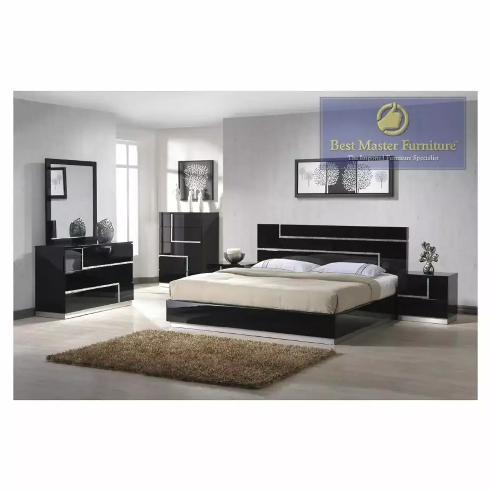 Best Master Furniture Barcelona Gatherion 5-Piece Bedroom Set California King Size