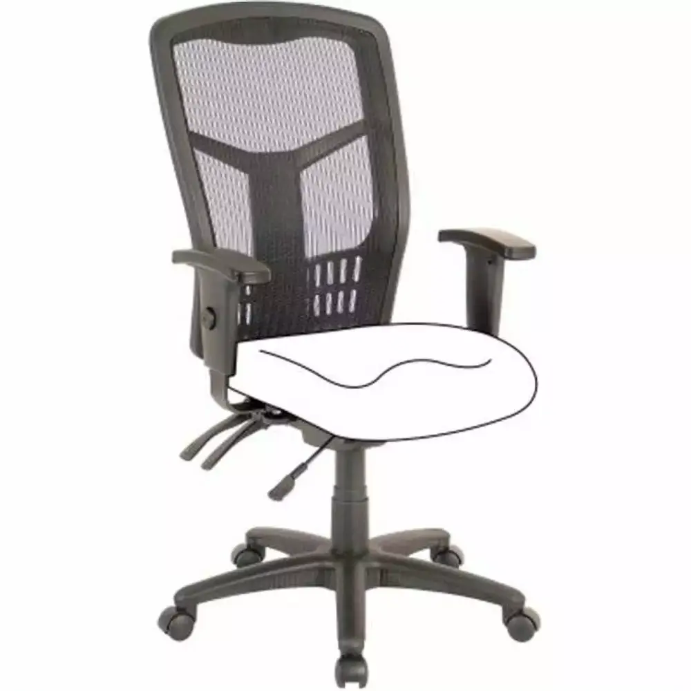 28.5 in High Back Chair Frame in Black - Sturdy and Versatile for Various Uses