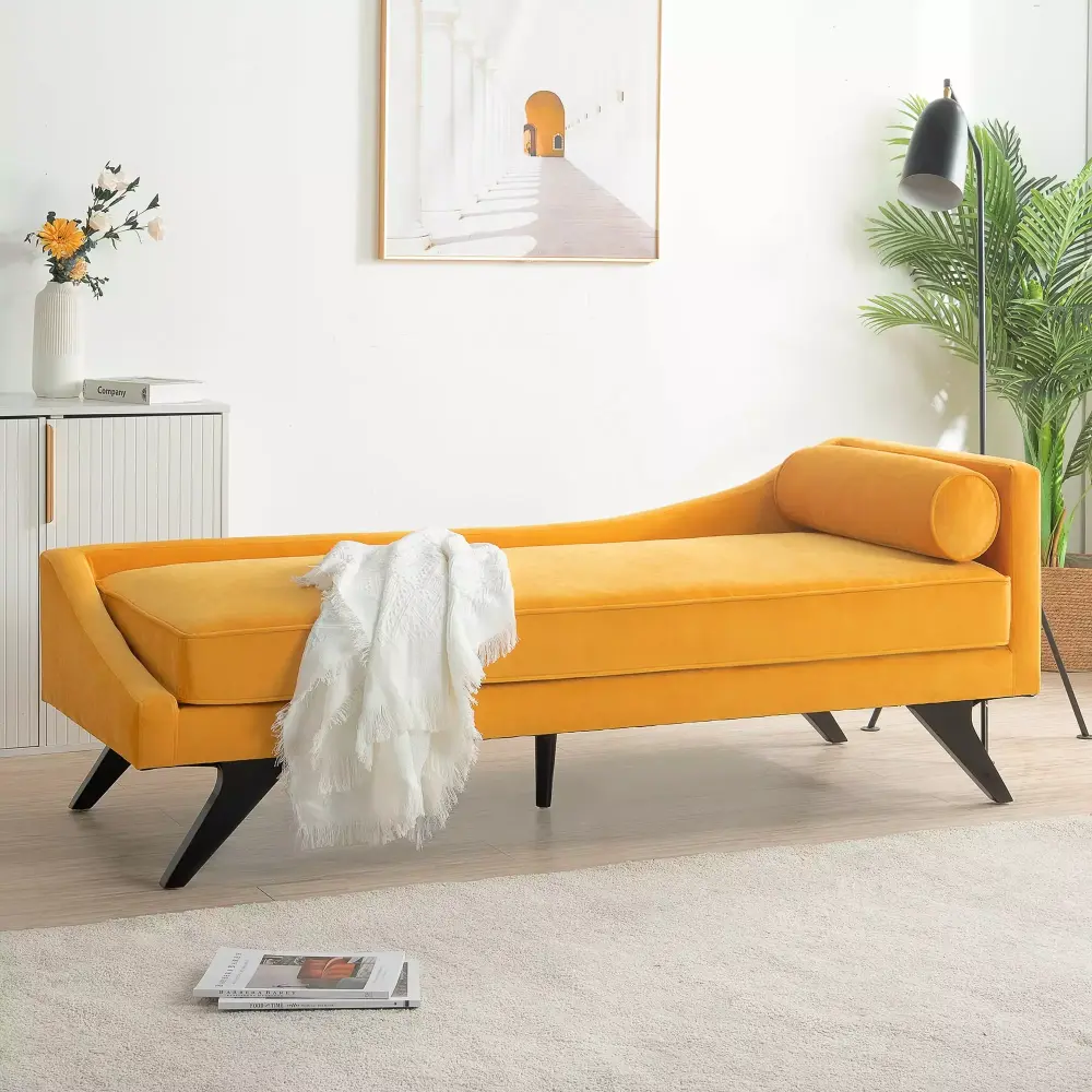 LANTRO JS Right Square Arm Reclining Chaise Lounge