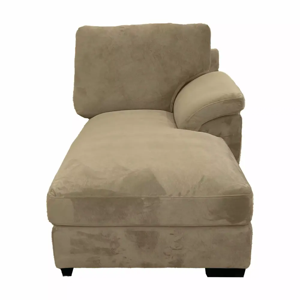 DeeHome Boise Beige Right Chaise Lounge