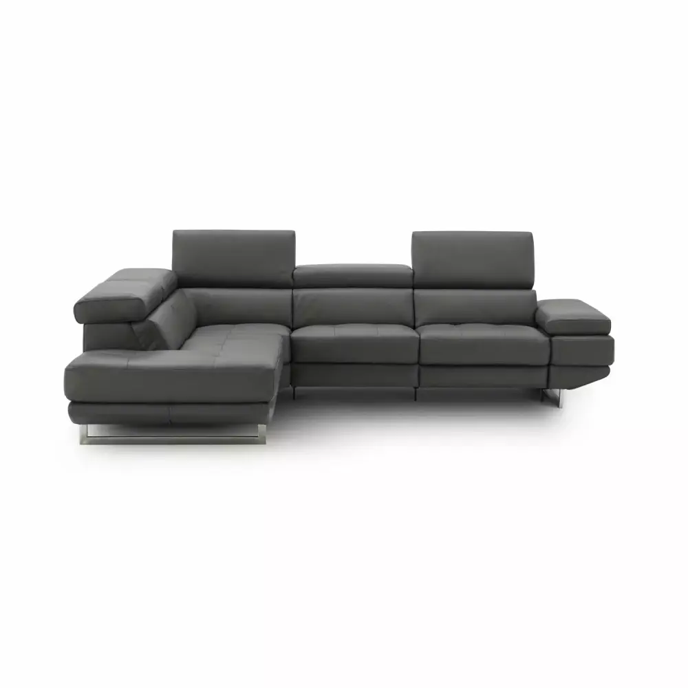 J&M Furniture Annalaise LHF Chaise Lounge Dark Grey Left Hand Facing