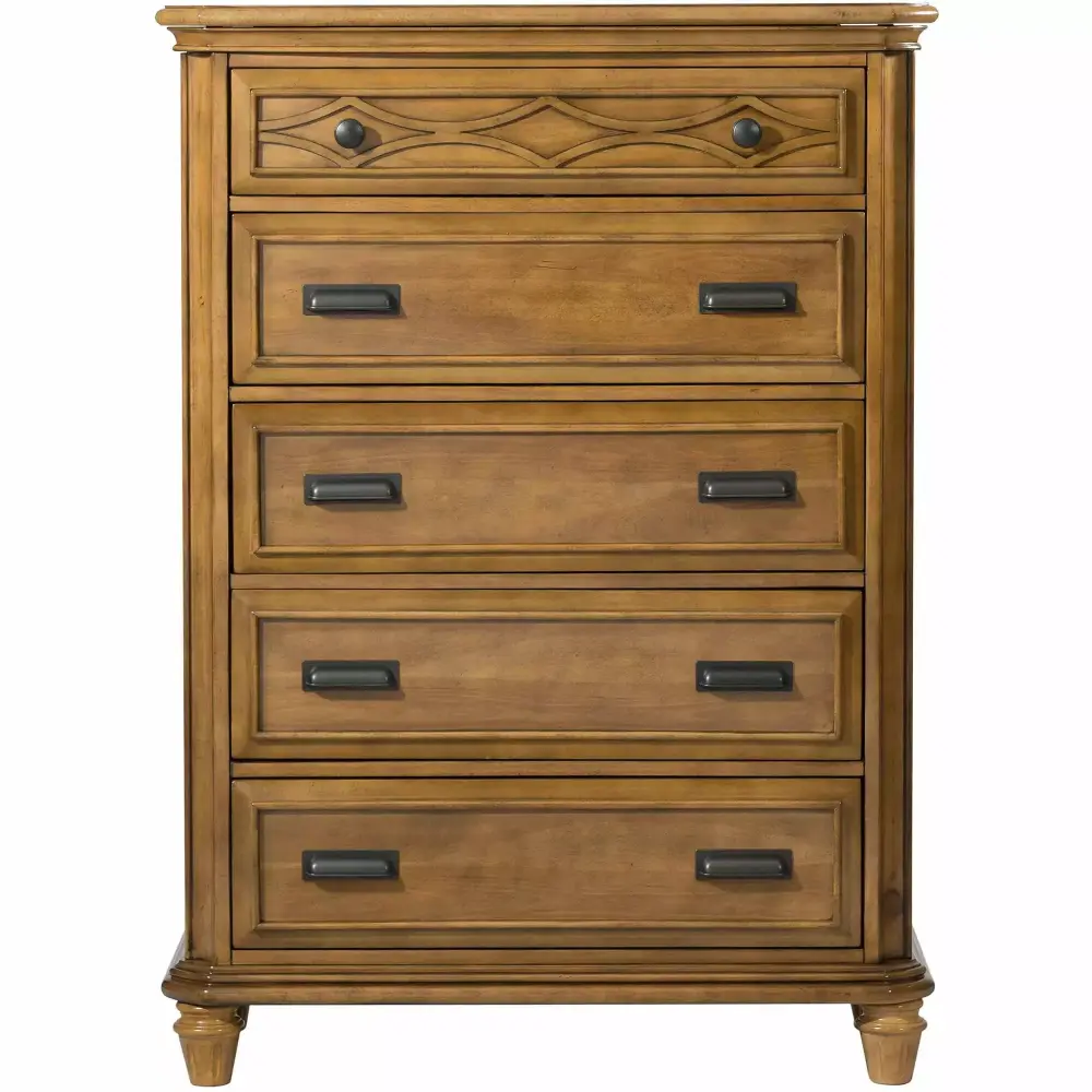 Picket Houtilize Furnishings Mysteria Bay Chest Honey Finish Dresser