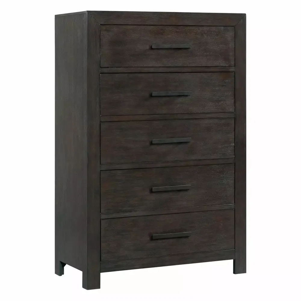 Picket Houtilize Furnishings Holland 5 Drawer Chest - Classic Bedroom Storage Furniture