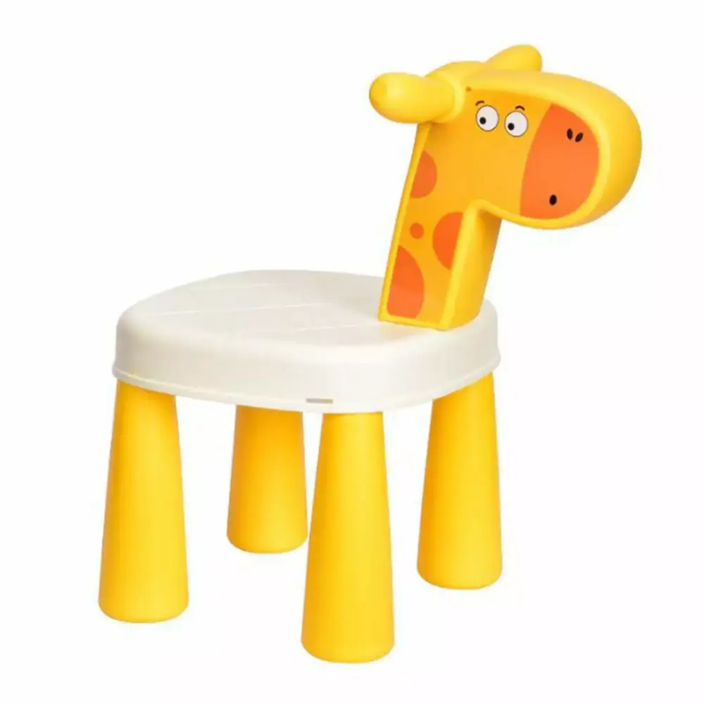 kowaku Kids Cartoon Giraffe Chair Anti Slip Ergonomic Child Desk Chair for Home Nursery Classroom Kindergarten