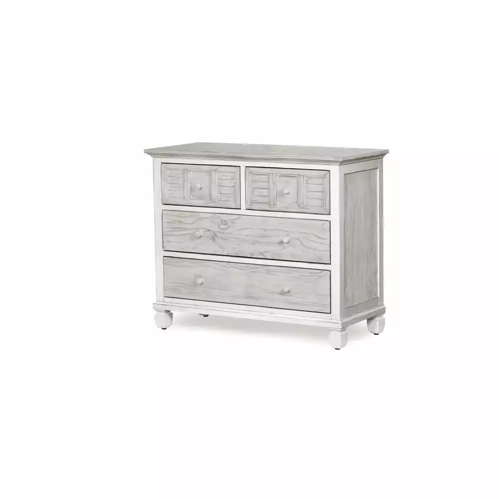 Sea Winds Coastal Furniture Islamorada 4 Drawer Chest - Beach Style Single Chest