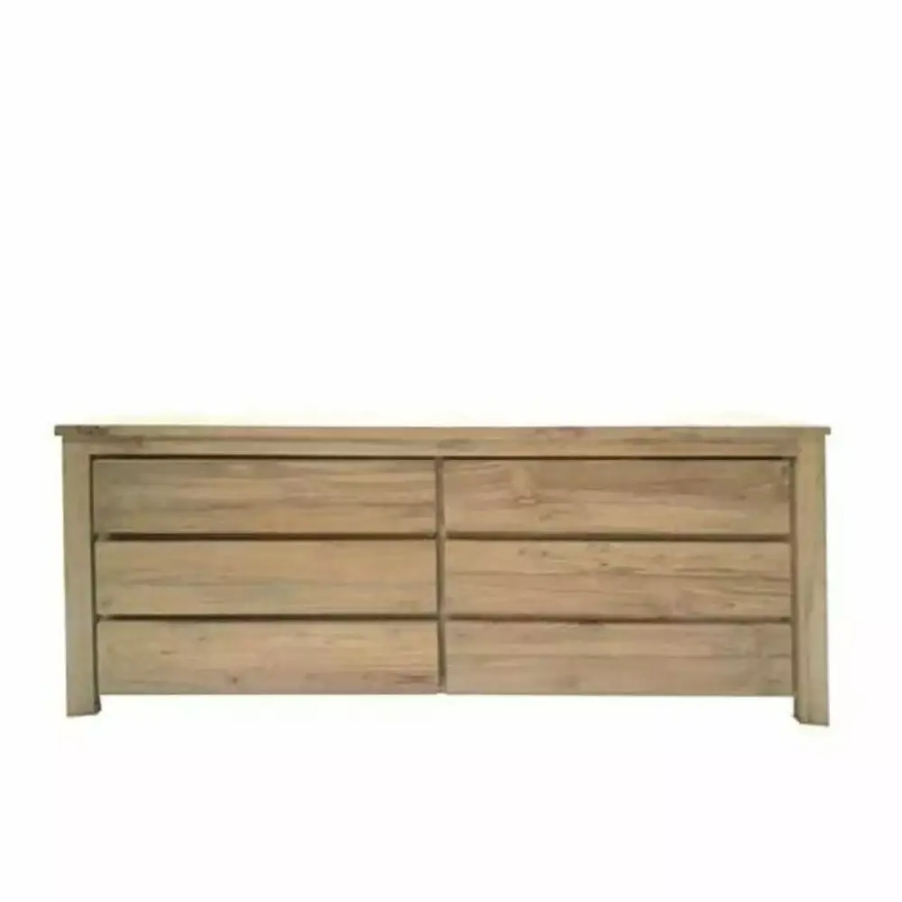 Padma's Plantation Edgewater Coffee Table Rustic Wood Living Room Furniture