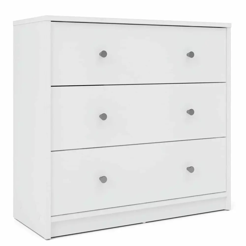 Home Square 4 Piece Furniture Set with Dresser 3 Drawer Chest and 2 Nightstands