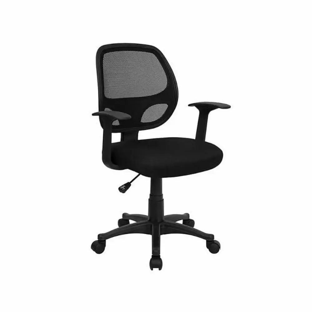 Nicer Furniture AP3118 Mid-Back Black Mesh Computer Chair
