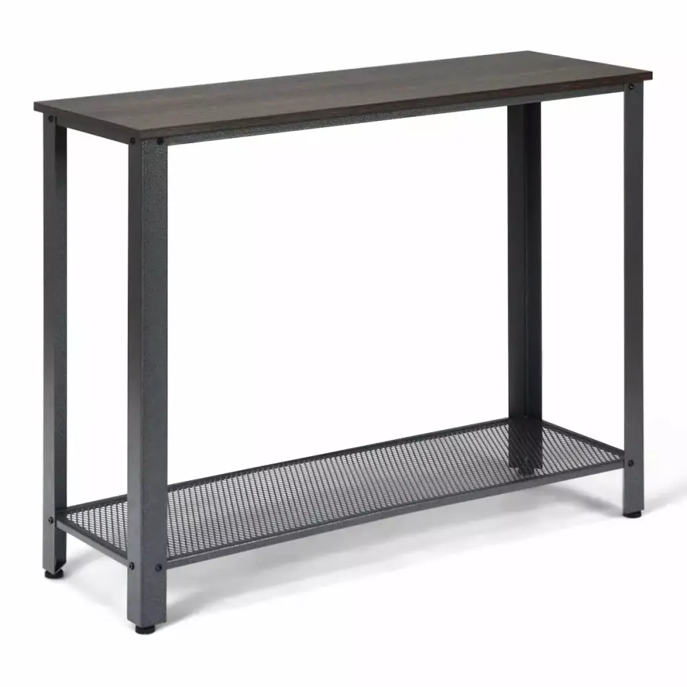 Console Entryway Vestibule Sofa Side Table with Storage Shelf