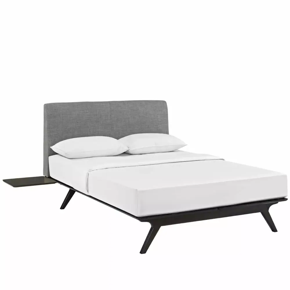 Ergode Tracy 3 Piece Queen Bedroom Set in Cappuccino Gray