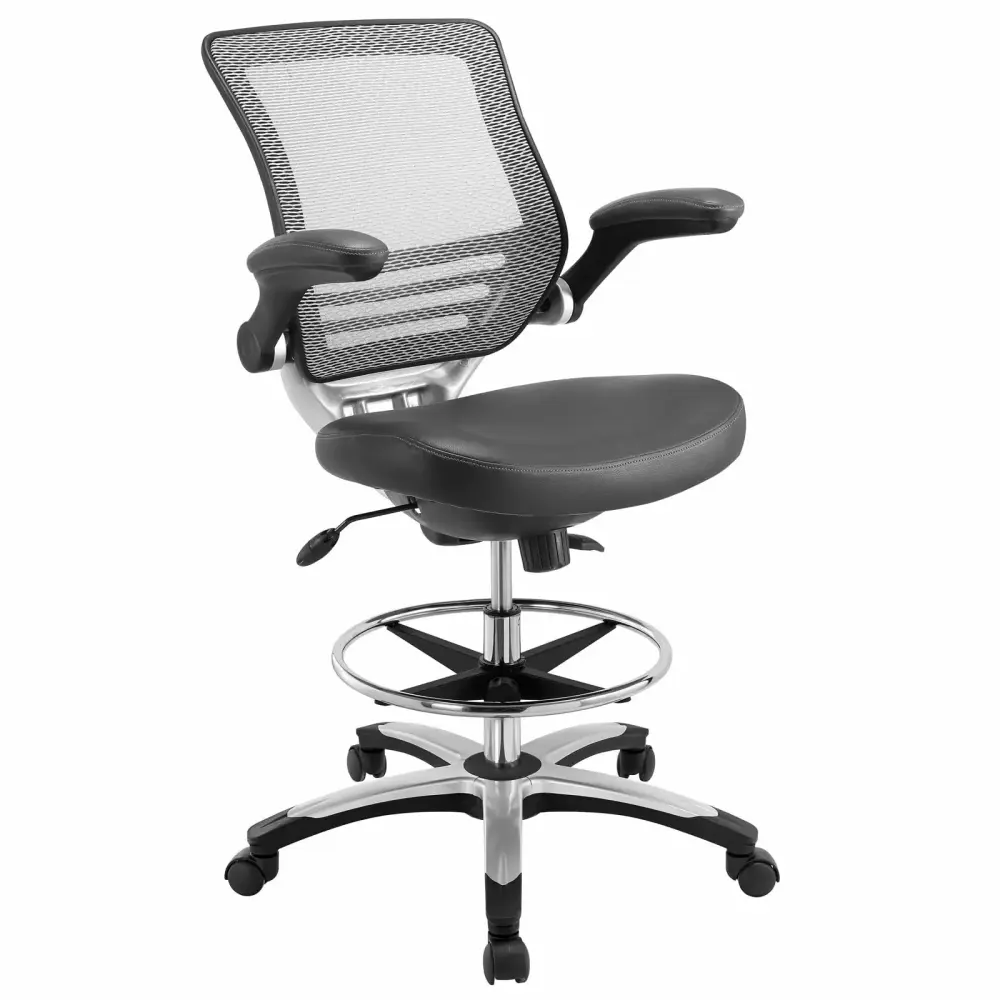 Modern Contemporary Gray Office Work Chair