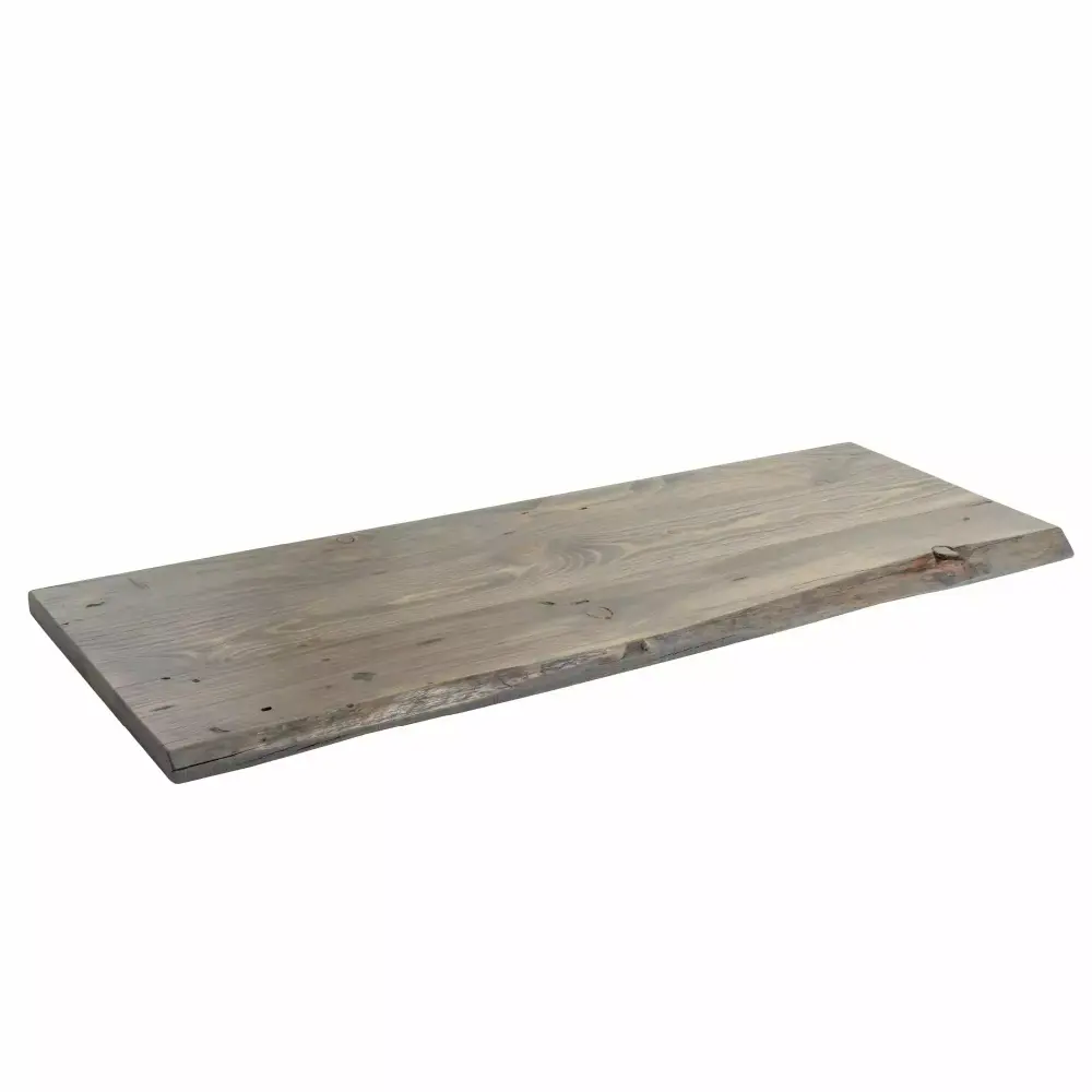 Restore Riverstone Grey Solid Wood Console Tabletop - Contemporary Entryway Table