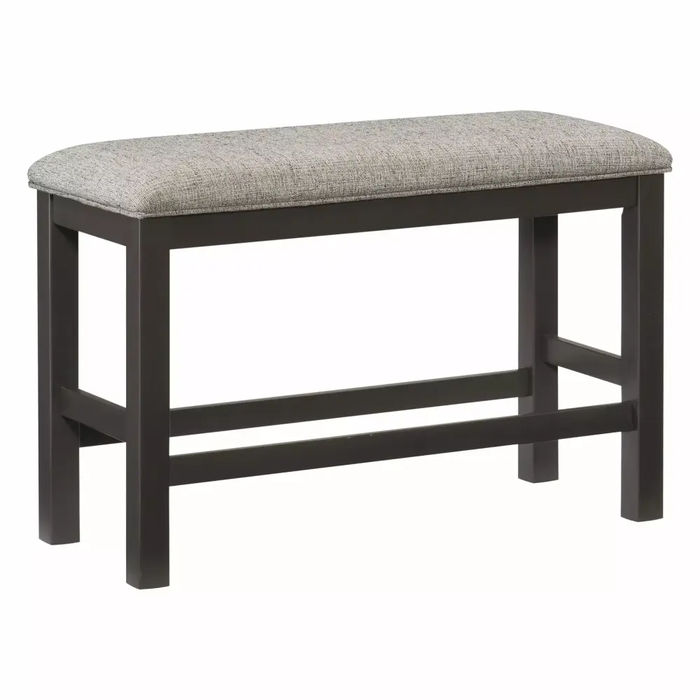 OakvillePark Hinckley Counter Height Bench Gray