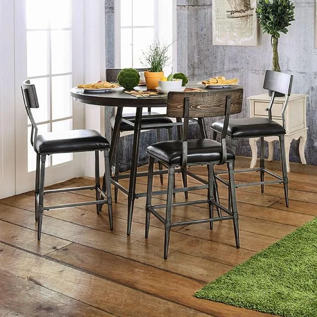 Mullane Weathered Gray Counter Height Dining Table