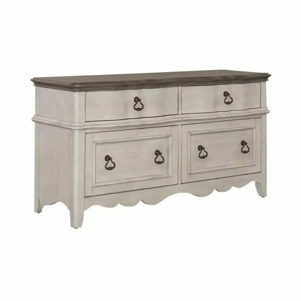 Liberty Furniture Modern Country 4 Piece Queen Poster Bedroom Set