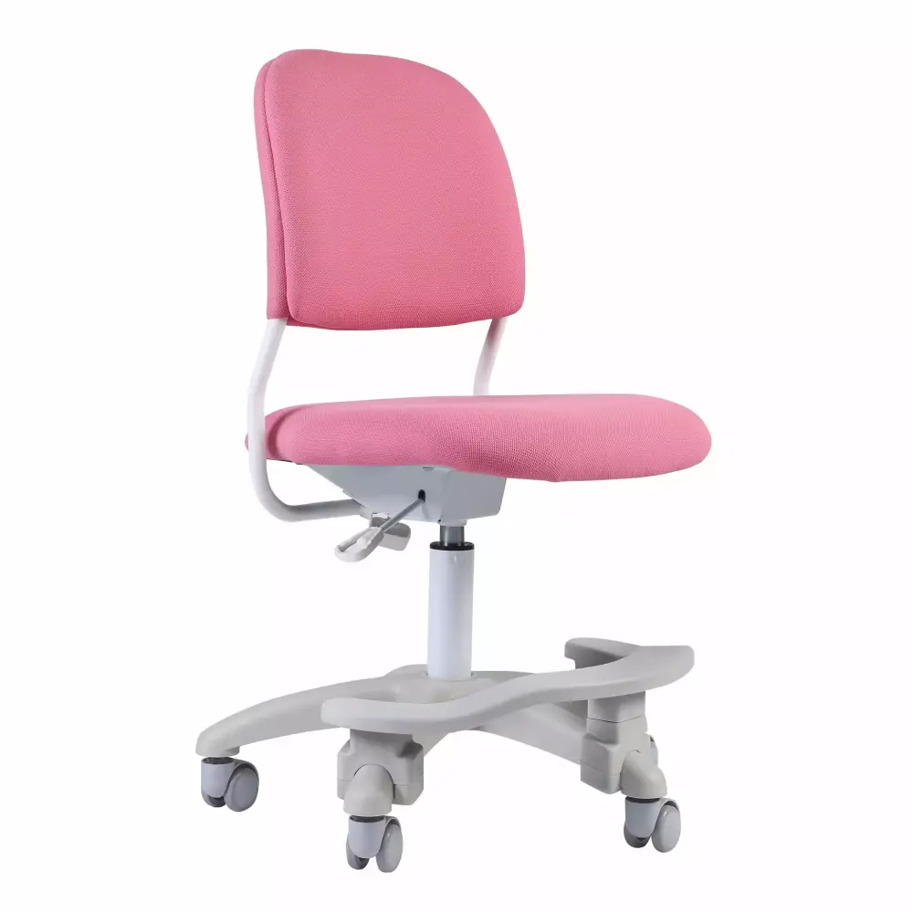 Ergonomic Kids Desk Chair Adjustable Height Seat Depth Children Student Study Office Computer Chair with Slipcovers Pink