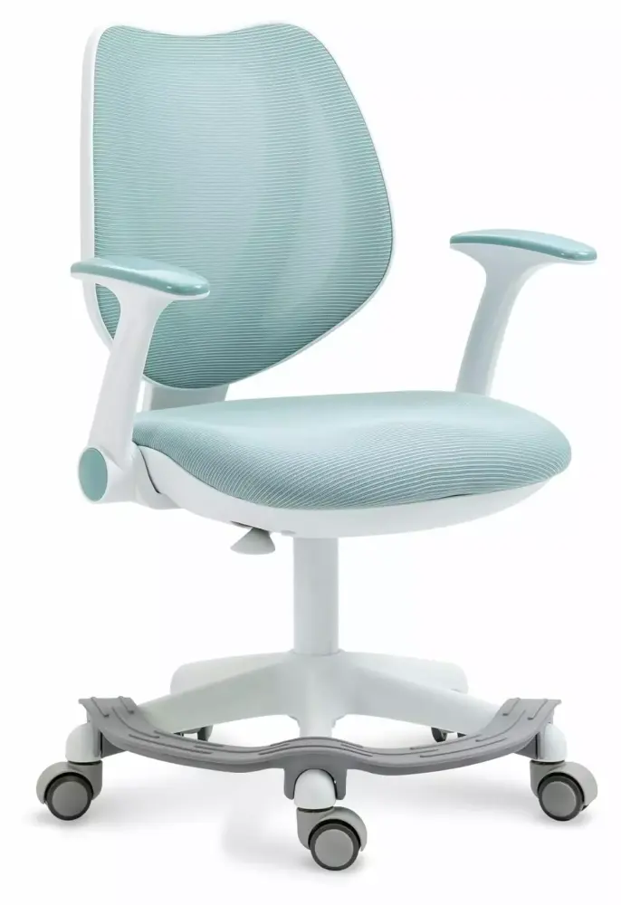 Kids Ergonomic Desk Chair with Adjustable Height and Footrest - Cute Mesh Computer Chair for Boys and Girls