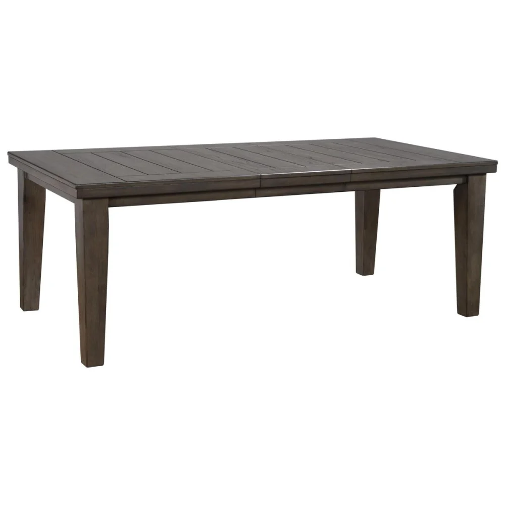 Bardstown Dining Table Grey with 18 Inch Leaf - Modern Expandable Table