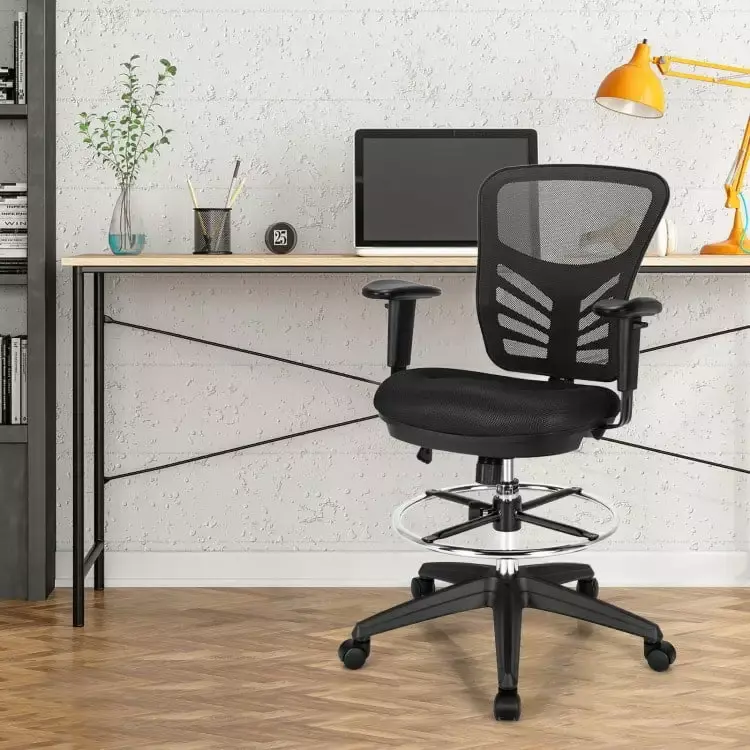 Adjustable Ergonomic Drafting Chair with Comfort and Support for Every Task