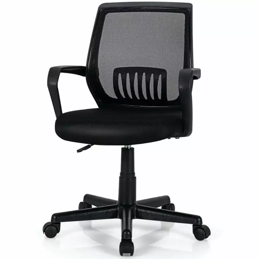 YYAo Ergonomic Drafting Chair Tall Office Chair Mid-Back Mesh with Lumbar Support