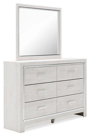 Altyra Dresser and Mirror Set with Elegant Design and Functional Storage