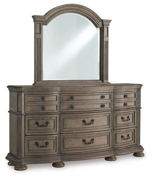 Ardenfield Dresser and Mirror Set - Complete Bedroom Furniture Collection