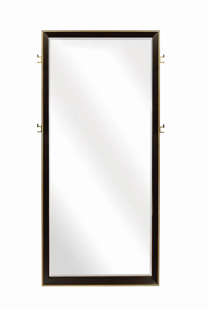 Durango Floor Dresser Mirror in Smoked Peppercorn Finish