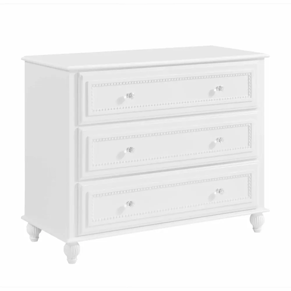 Oxford Baby Luella 3-Drawer Dresser White Nursery Furniture