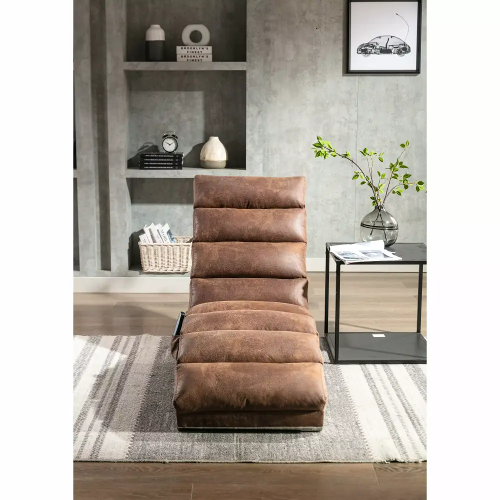 Massage Linen Chaise Lounge Indoor Chair Electric Recliner Modern Upholstered Long Lounger for Office Living Room