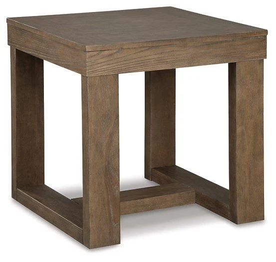 Cariton End Table - Small Side Table with Shelf for Living Room