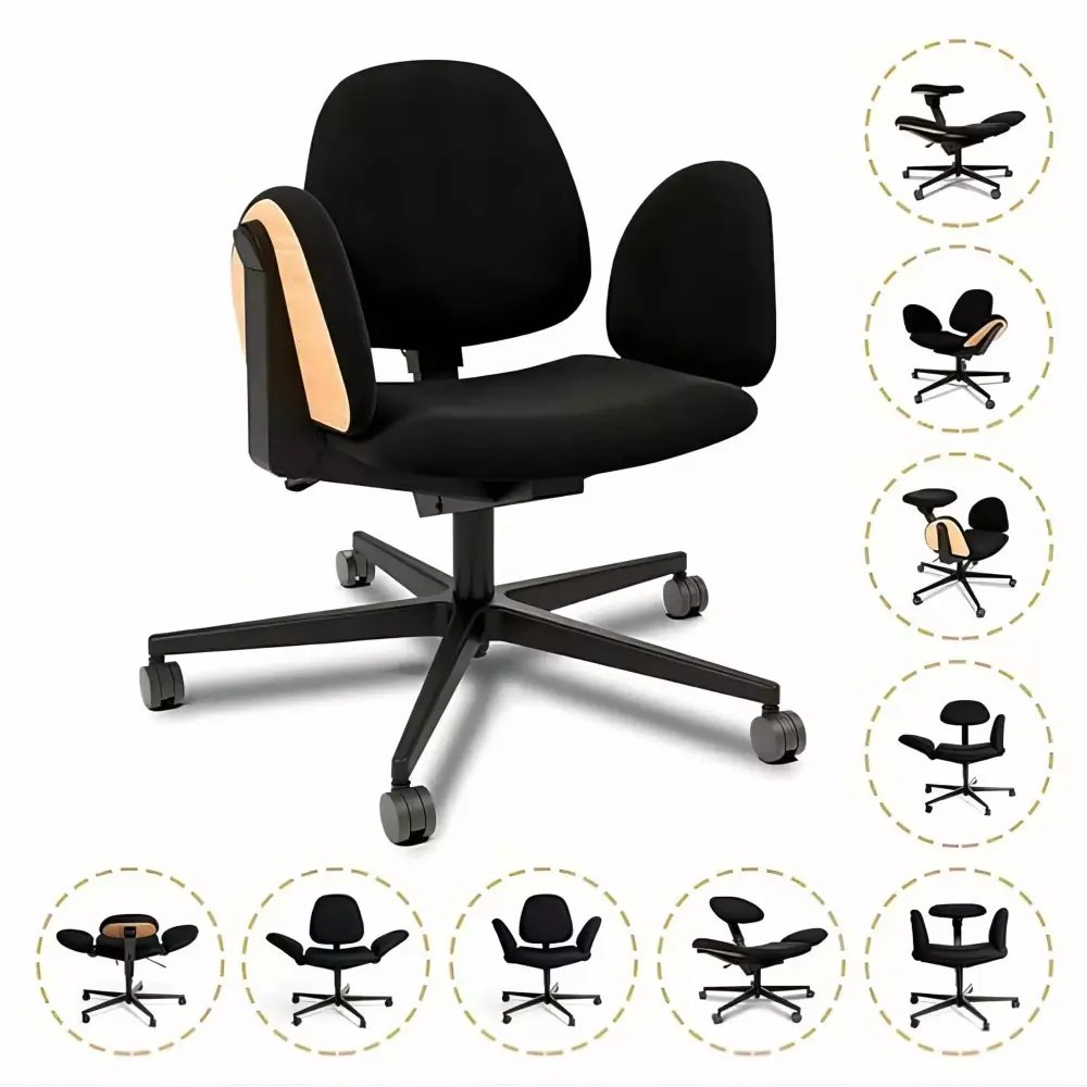 TOPTENG Multifunctional Creativity Chair Meditation Chair ADHD Chair Cross Legged Office Home Transformable Chair