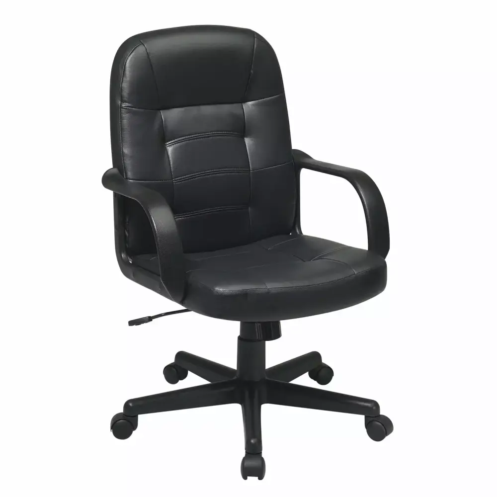 Office Star Bonded Leather Executive Chair Comfortable Office Seating
