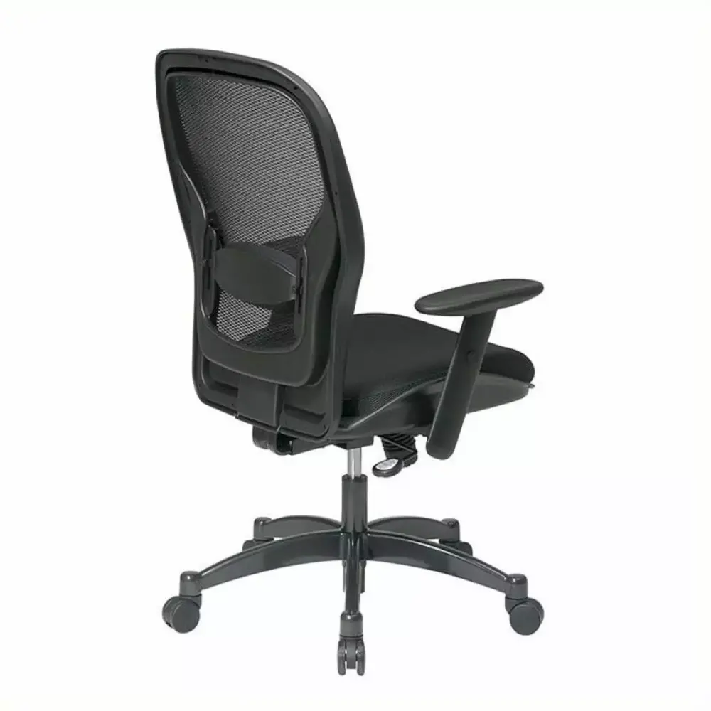 Scranton & Co Back Office Chair in Black for Professional Use