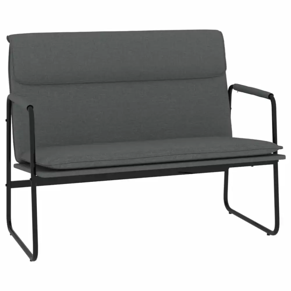 vidaXL Bench Dark Gray 39.4x25.2x31.5 Fabric for Entryway or Living Room