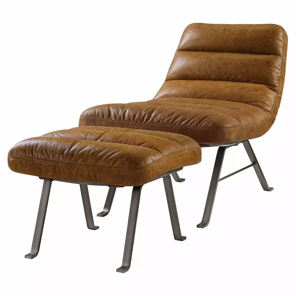 ACME Bison Ottoman in Toffee - Durable and Stylish Footrest