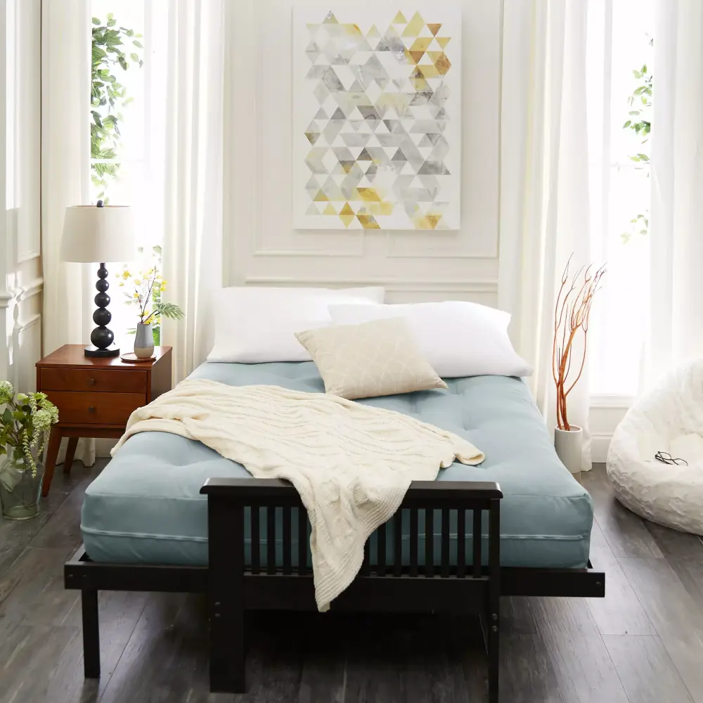 Sorra Home 10 inch Reversible Tufted Futon Mattress Full Size