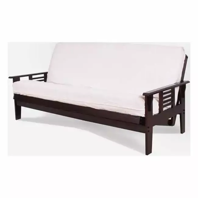 Donco Kids Futons Torii Full Size Futon Mattress in Java and Royal Blue