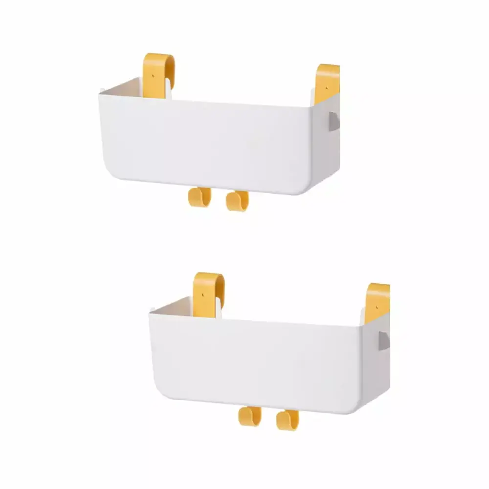 2 PCS Bedside Binquireet Nightstands Bed Hanging Arranger Twin Floor Bed Frame
